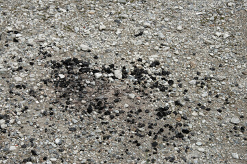 後始末をせずに残された炭