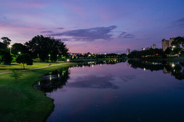 purplu sky - lake small cite - country small town Indaiatuba