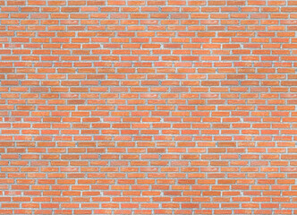 Red Brick Wall Seamless Pattern Texture Background.