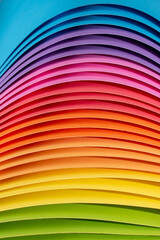 Obraz premium Rainbow origami papers