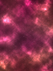 Pink and yellow galaxy