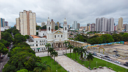 Obraz premium Facade of Nossa Senhora Nazare Cathedral in Belem do Para, Brazil