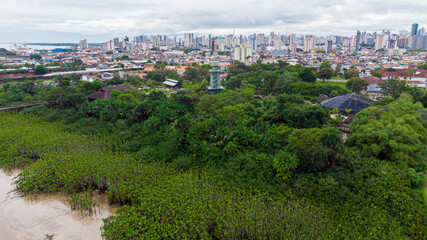 Fototapeta na wymiar City of Belem do Para, north of Brazil