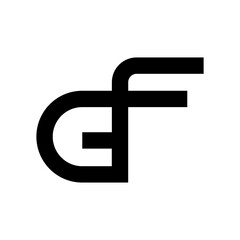 Illustration Vector Graphic of Modern GF Letter Logo. Perfect to use for Technology Company