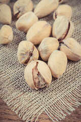 Pistachio nuts as source vitamins and minerals. Healthy eating