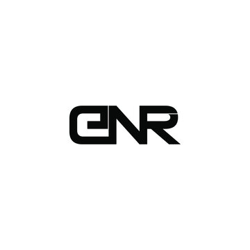 enr letter original monogram logo design