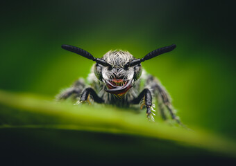 Closeup of a Scoliid Wasp