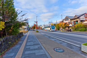 Karuizawa is located along Japan's Romantic Road, and nice autumn colors typically around mid October to early November each year.