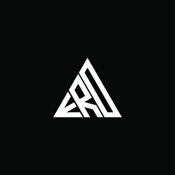E R D letter logo abstract creative design. E R D unique design