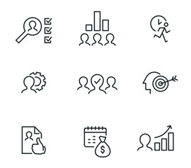 Employee Performance Icons