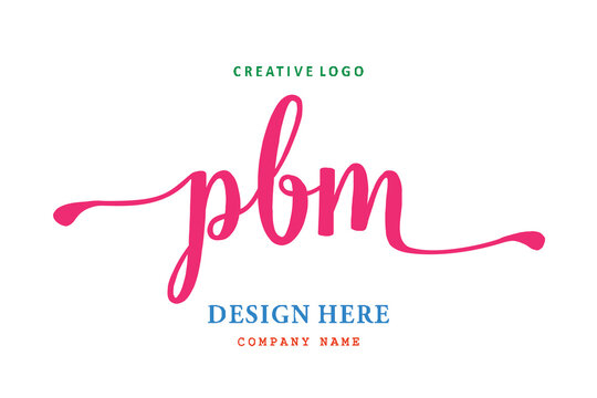 PBM lettering logo is simple, easy to understand and authoritative