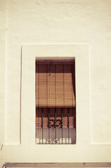 typical window with shutter of an andalusian house, in southern spain. tourism concept