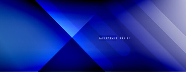 Fototapeta premium Dynamic lines abstract background. 3D shadow effects and fluid gradients. Modern overlapping forms