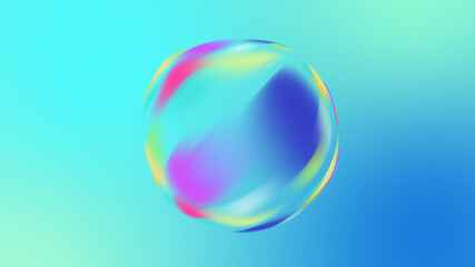 Beautiful gradient bubble abstract background