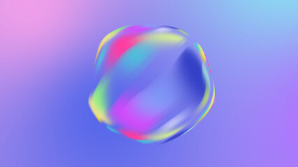 Beautiful gradient bubble abstract background