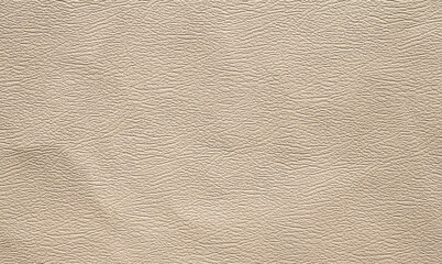 Cream color background from leather texture 