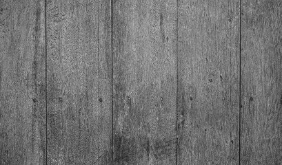 Naklejka premium Dark and old wood plank texture can be use as background