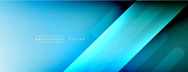 Dynamic lines abstract background. 3D shadow effects and fluid gradients. Modern overlapping forms