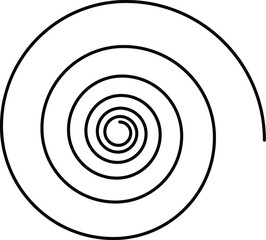 spiral icon vector image. Helice sign