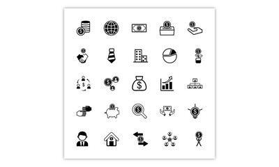 Business Analytics icons set.