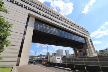 Obraz premium Le ministère de l'économie et des finances, à Bercy, vu de l'extérieur, ville de Paris, France
