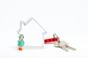 Home buying concept with keys