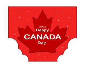 Happy Canada Day Papercut Style