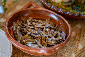 comida mexicana charalitos