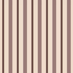 Behang vector striped seamless pattern. texture with brown stripesю © MaskaRad