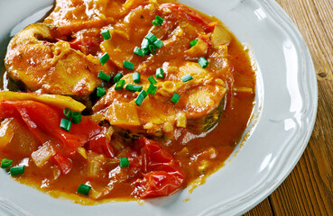 Bacalao a la Vizcaina.