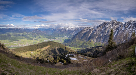 Beautiful view of the Berchdesagden Alps