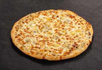 Italian traditional Pizza four cheeses