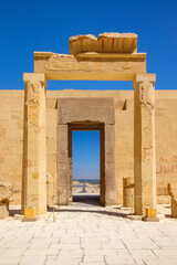 Door at the mortuary Temple of Hatshepsut, Egypt