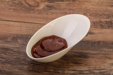 Traditional Barbicue sauce in the bowl