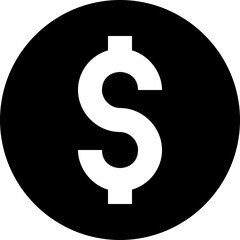 Dollar Vector Solid Icon