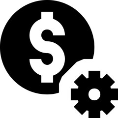 Configuration Glyph Vector Icon 