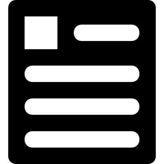 Fototapeta premium CV Glyph Vector Icon 