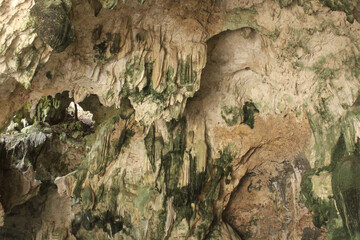 The old cave wall
