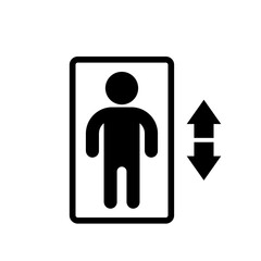 elevator icon vector