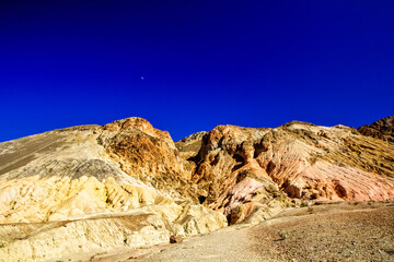 landscape with blue sky and clouds