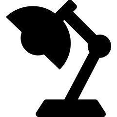 Lamp Glyph Vector Icon