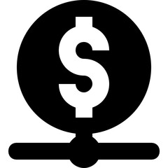 Economy Glyph Vector Icon