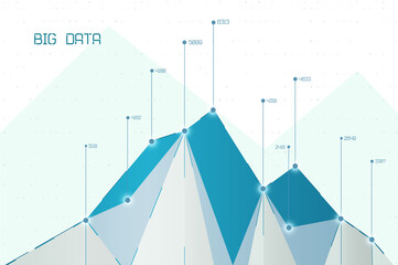 Abstract infographics visualization