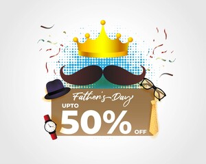 vector illustration for happy Fathers day