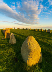 Ale Stones (Ales stenar) Is a megalithic monument of 59 large boulders and is 67 meters long. This...