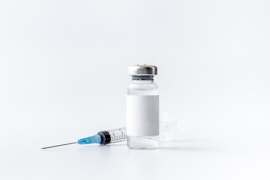 Coronavirus vaccine vial bottle for injection