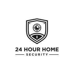 home security graphic vector illustration. good for home security, company, place of business etc. creative simple design