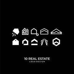 Logo about real estate or house with some unique look.
EPS10, Vector.