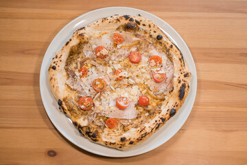pizza on a plate