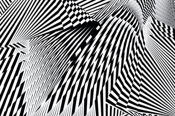 Creative modern geometric pattern, texture, background.